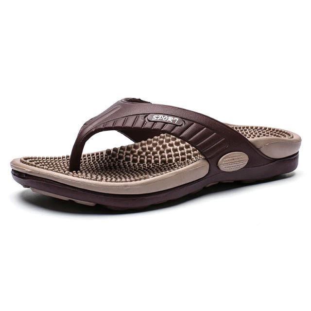 Chinelo Max Sport™ - Massageador Ortopédico